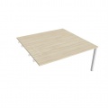 Písací stôl Hobis Uni USD 1600 R - agát/biela, pozdĺžne reťazenie