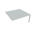 Písací stôl Hobis Uni USD 1600 R - sivá/sivá, pozdĺžne reťazenie