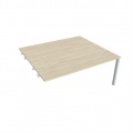 Písací stôl Hobis Uni USD 1800 R - agát/sivá, pozdĺžne reťazenie