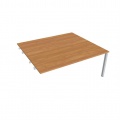 Písací stôl Hobis Uni USD 1800 R - jelša/sivá, pozdĺžne reťazenie