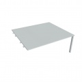 Písací stôl Hobis Uni USD 1800 R - sivá/sivá, pozdĺžne reťazenie