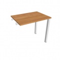 Písací stôl Hobis Uni UE 800 R - jelša/biela, pozdĺžne reťazenie