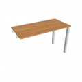 Písací stôl Hobis Uni UE 1200 R - jelša/sivá, pozdĺžne reťazenie