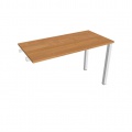 Písací stôl Hobis Uni UE 1200 R - jelša/biela, pozdĺžne reťazenie