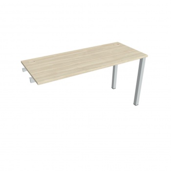 Písací stôl Hobis Uni UE 1400 R - agát/sivá, pozdĺžne reťazenie