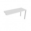 Písací stôl Hobis Uni UE 1400 R - biela/biela, pozdĺžne reťazenie