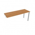 Písací stôl Hobis Uni UE 1600 R - jelša/sivá, pozdĺžne reťazenie
