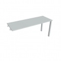 Písací stôl Hobis Uni UE 1600 R - sivá/sivá, pozdĺžne reťazenie