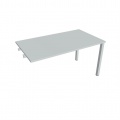Rokovací stôl Hobis Uni UJ 1400 R - sivá/sivá, pozdĺžne reťazenie