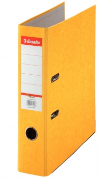 Pákový zakladač Esselte - A4, kartónový, chrbát 7,5 cm, žltá
