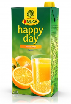 Džús HAPPY DAY - pomaranč 100 %, 2 l