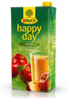 Džús HAPPY DAY - jablko 100 %, 2 l