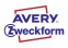 Guľaté etikety Avery, fialová, priemer 8 mm