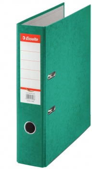 Pákový zakladač Esselte - A4, kartónový, chrbát 7,5 cm, zelená