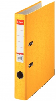 Pákový zakladač Esselte - A4, kartónový, chrbát 5 cm, žltá