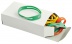 Gumičky balíkové Q-CONNECT 50x11 mm mix farieb 100g 