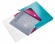Box na dokumenty s gumičkou LEITZ WOW - A4, ľadovo modrý