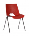 Jedálenská stolička Strike - červená
