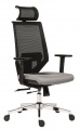 Kancelárska stolička Edge, čierna/sivá