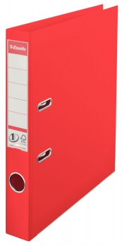 Pákový zakladač Esselte VIVIDA - A4, s kapsou, plastový, chrbát 5,0 cm, červená