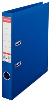Pákový zakladač Esselte - A4, s kapsou, plastový, chrbát 5 cm, modrá