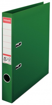 Pákový zakladač Esselte - A4, s kapsou, plastový, chrbát 5 cm, zelená