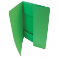 Papierové dosky s chlopňami HIT Office - A4, zelená , 50 ks