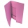 Papierové dosky s chlopňami HIT Office - A4, ružová , 50 ks
