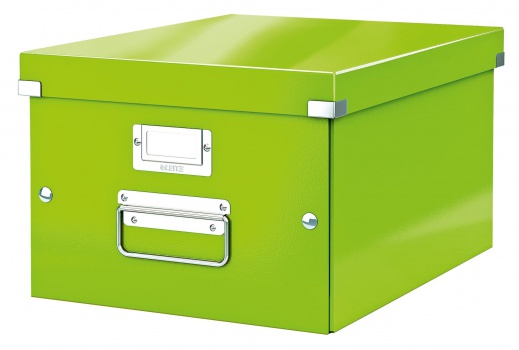 Box CLICK-N-STORE WOW - 28,1 × 20 × 36,9 cm, zelený