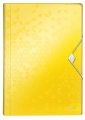 Aktovka s priehradkami Leitz WOW - A4, žltá