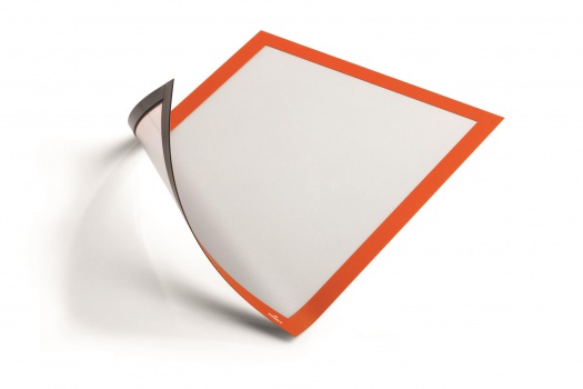 Magnetický rámček Duraframe - A4, oranžový, 5 ks
