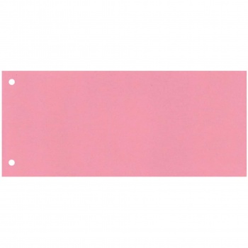 Papierové rozradzovače Q-Connect - 1/3 A4, ružové, 100 ks