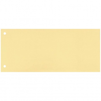 Papierové rozradzovače Q-Connect - 1/3 A4, žlté, 100 ks
