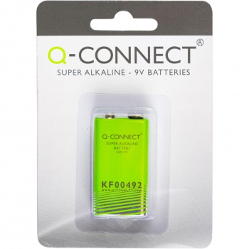 Alkalická batéria Q-Connect - 9V, MN1604, 1 ks