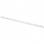 Plastové hrebene Q-CONNECT 12mm biele 