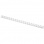 Plastové hrebene Q-CONNECT 10mm biele 