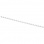 Plastové hrebene Q-CONNECT 6mm biele 