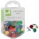 Pripináčiky Q-CONNECT 9mm mix farieb 120ks 