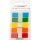 Plastové samolepiace záložky Q-Connect - 12,5 x 43 mm, 5 farieb