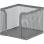 Drôtený stojan na blok `kocka` 95x80x95mm strieborný 
