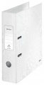 Pákový zakladač Leitz 180° WOW - 8 cm, biely
