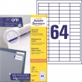 Univerzálne etikety Avery Zweckform - 48,5 x 16,9 mm, 6400 ks