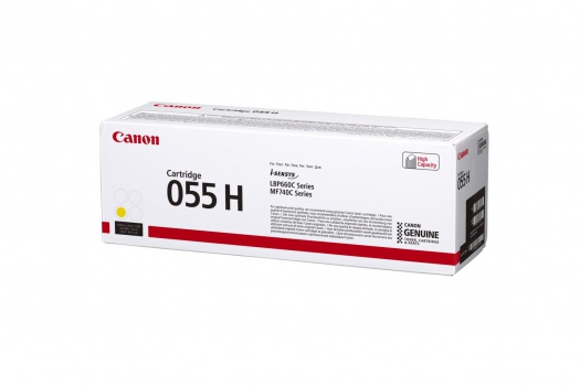 Toner Canon 3017C002AA, CRG-055 H - žltý