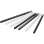 Plastové hrebene Q-CONNECT 6mm biele 
