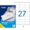Etikety univerzálne 70x31mm Agipa A4 100 hárkov 
