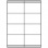 Etikety univerzálne 105x72mm Agipa A4 100 hárkov 