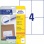 Etikety univerzálne 105x148mm Avery A4 25+5 hárkov 