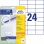 Etikety univerzálne 70x37mm Avery A4 25+5 hárkov 