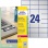 Etikety polyesterové veľmi odolné 70x37mm Avery A4 strieborné 20 hárkov 