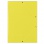 Kartónový obal lesklý s gumičkou DONAU žltý